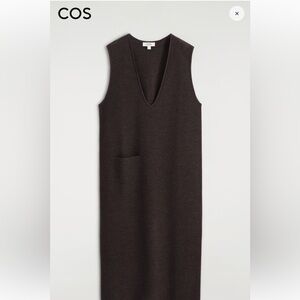COS Brown Midi Dress